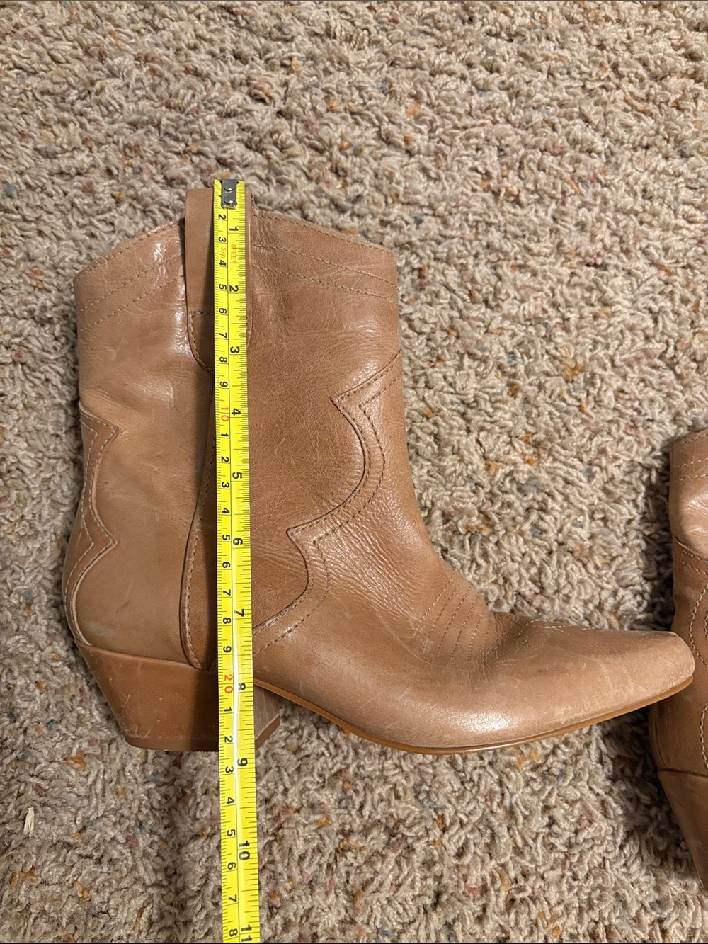 Matisse Tan Western Ankle Booties - Picture 15 of 15